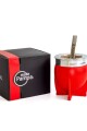 MATE PAMPA XL CON BOMBILLA ROJO