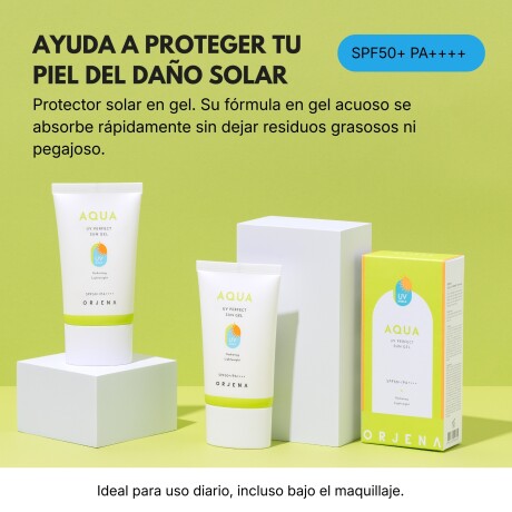Protector Solar Orjena Aqua Uv Perfect Sun en Gel FPS50+ 50ml Protector Solar Orjena Aqua Uv Perfect Sun en Gel FPS50+ 50ml