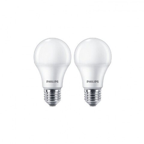 Kit x 2 LED bulbo opal E27 12W 900Lm luz cálida L27307A