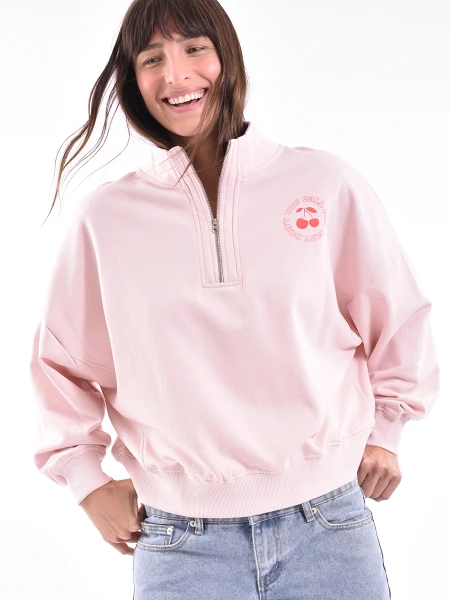 BUZO CON CUELLO YESENIA ROSA VIEJO