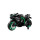 Moto a Batería Barry con ruedas luces música y usb Negro