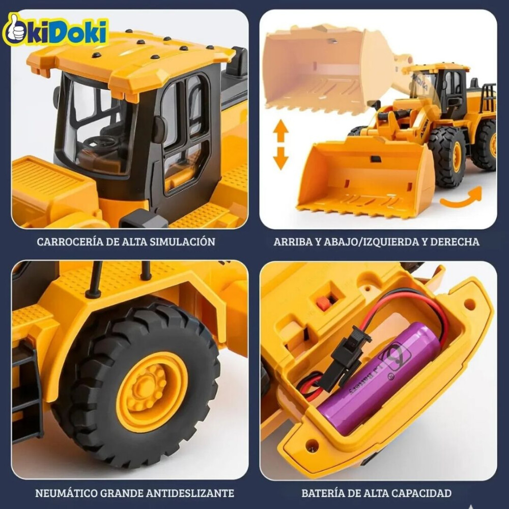 Excavadora Infantil Moka A Control Remoto Excavadora Infantil Moka A Control Remoto