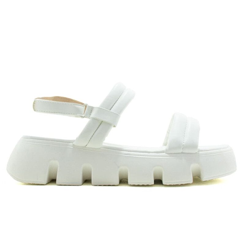 Sandalias - Chill Sunday - Chill Sunday Sandalia doble tira c/pulsera Mujer de Mujer - S3-1 Blanco