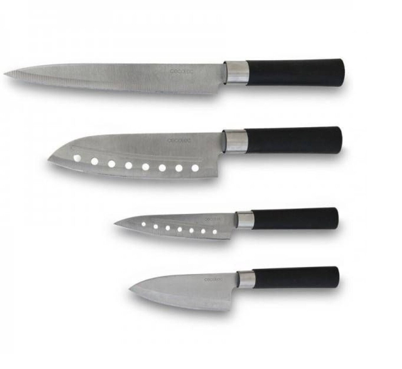 Set de cuchillos Santoku Cecotec 1002 