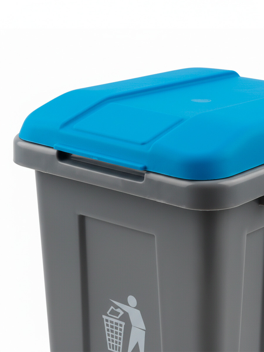 CONTENEDOR PARA RESIDUOS 50L gris n 2