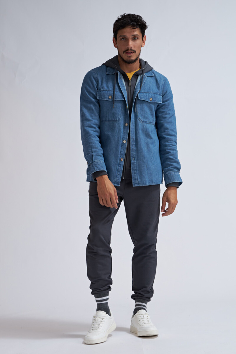 Pantalón deportivo Básico Gris Oscuro