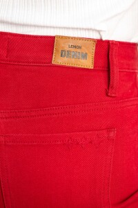Jean Wide Rojo