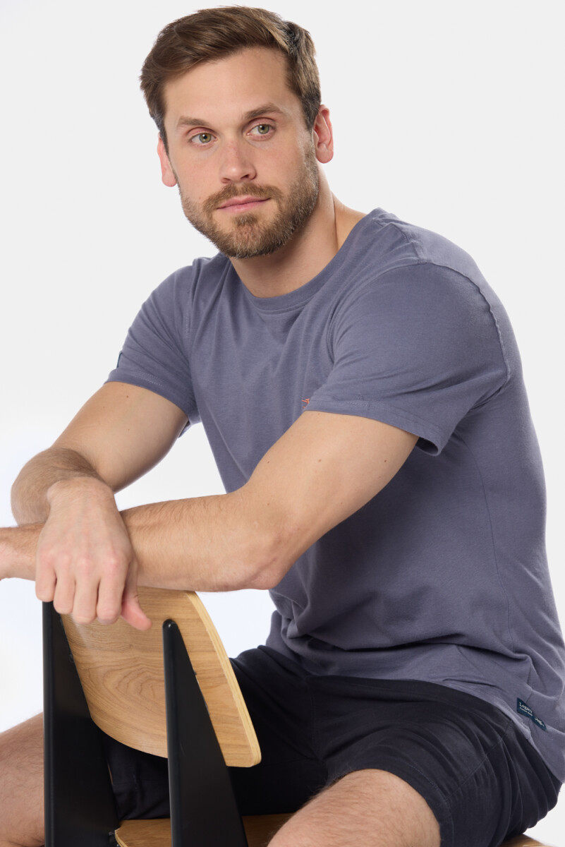 REMERA LISA DE ALGODÓN - Indigo 