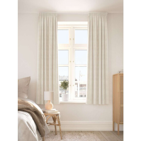 Cortina AUSTRA 1x140x175 terciopelo beige Beige