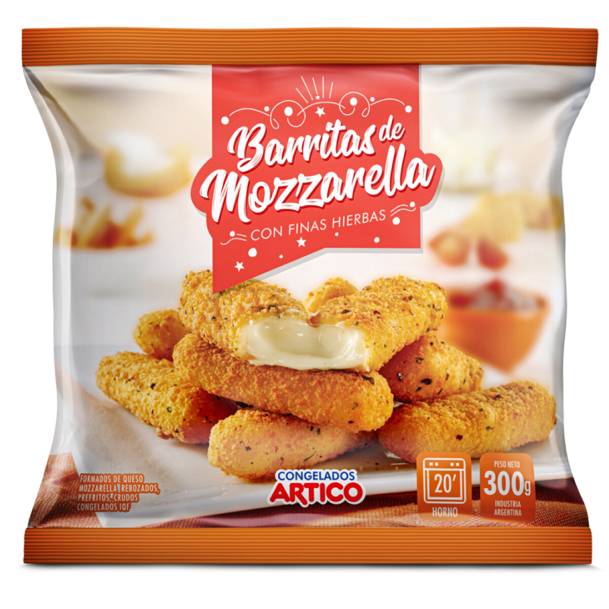 BARRITAS DE MOZZARELLA - 300 grs 