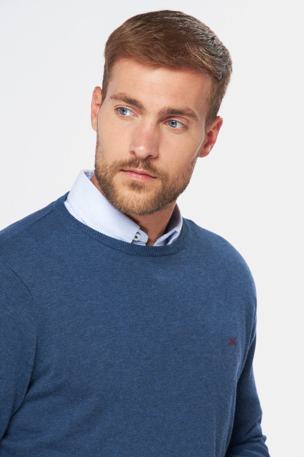BUZO CUELLO BASE Azul