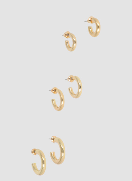 Pack x 3 aros smile ii Oro fuerte