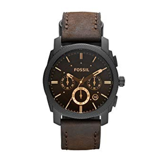 Reloj Fossil Machine Cuero Marrón FS4656 0