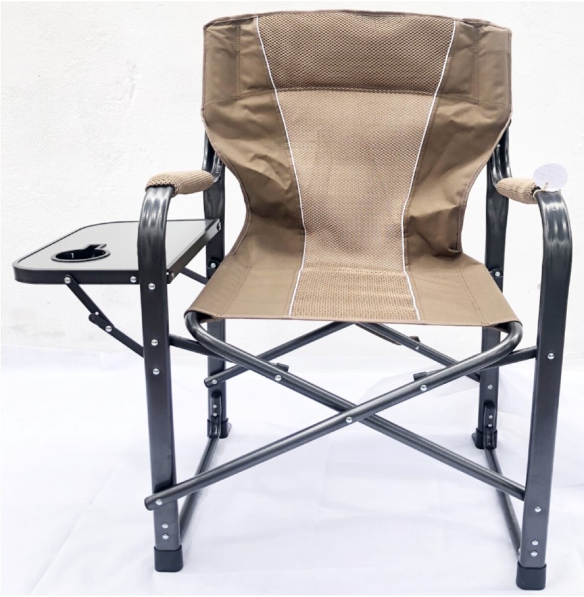 SILLA PLEGABLE CON MESA - BEIGE 