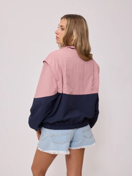 CAMPERA RUSTY WANDER AZU ROSA