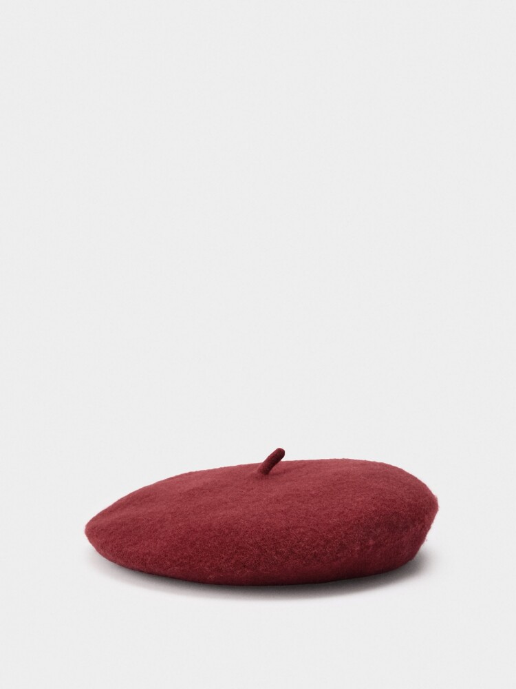 Boina De Lana rojo