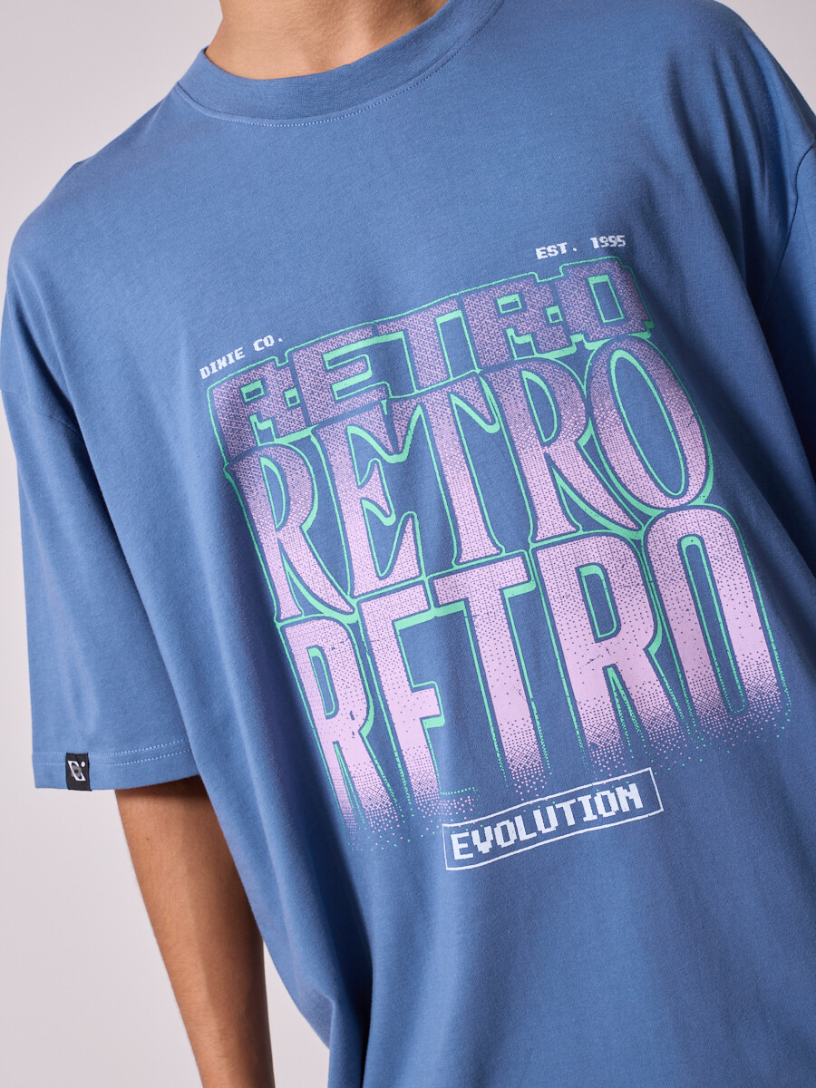 T-SHIRT MOYA DIXIE Azul Piedra