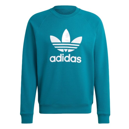 Buzo Adidas Trefoil Crew - Verde Buzo Adidas Trefoil Crew - Verde