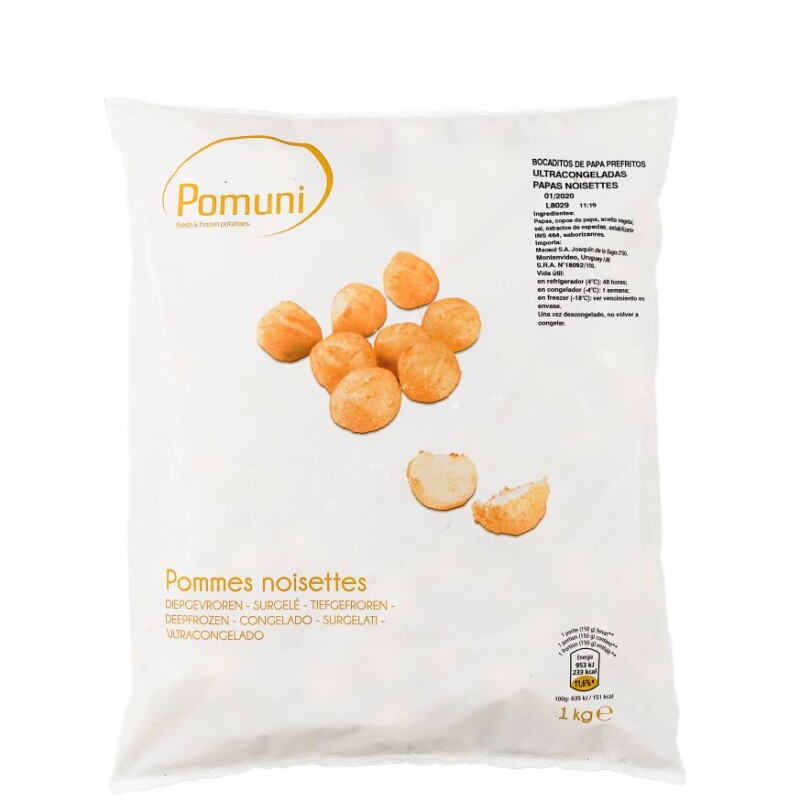 Papas noisettes Pomuni - 1 kg Papas noisettes Pomuni - 1 kg