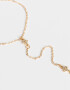 Pulseras Flexibles Pulsera Flexible Con Anillo Unido - Dorado