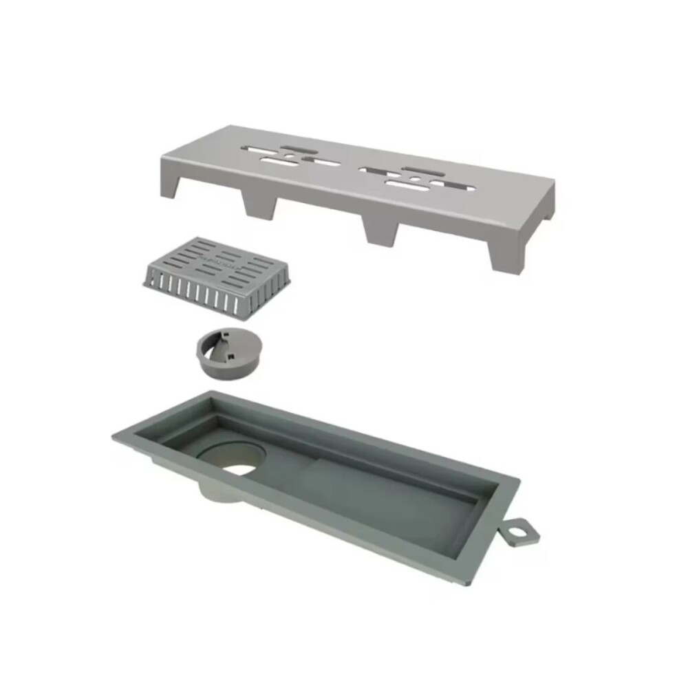 ELLEVE Receptaculo tapa inox satinado 25cm perforado Tiny Elleve Receptaculo Tapa Inox Satinado 25cm Perforado Tiny