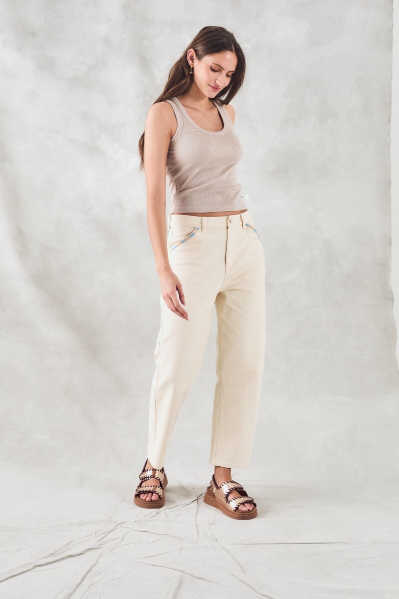 Musculosa Lurex Crudo