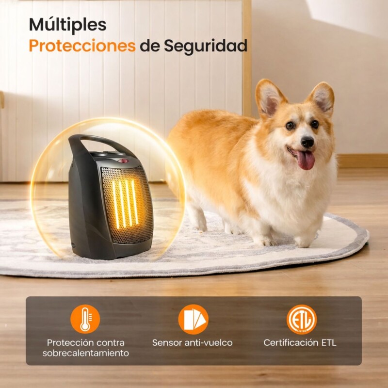 Calefactor Caloventilador Calentador Portatil Youhome 1500w Calefactor Caloventilador Calentador Portatil Youhome 1500w