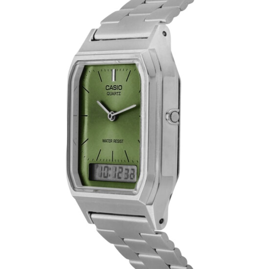 Reloj CASIO RETRO AQ230A-3AMQYDF Acero Plateado Esfera 30mm 0