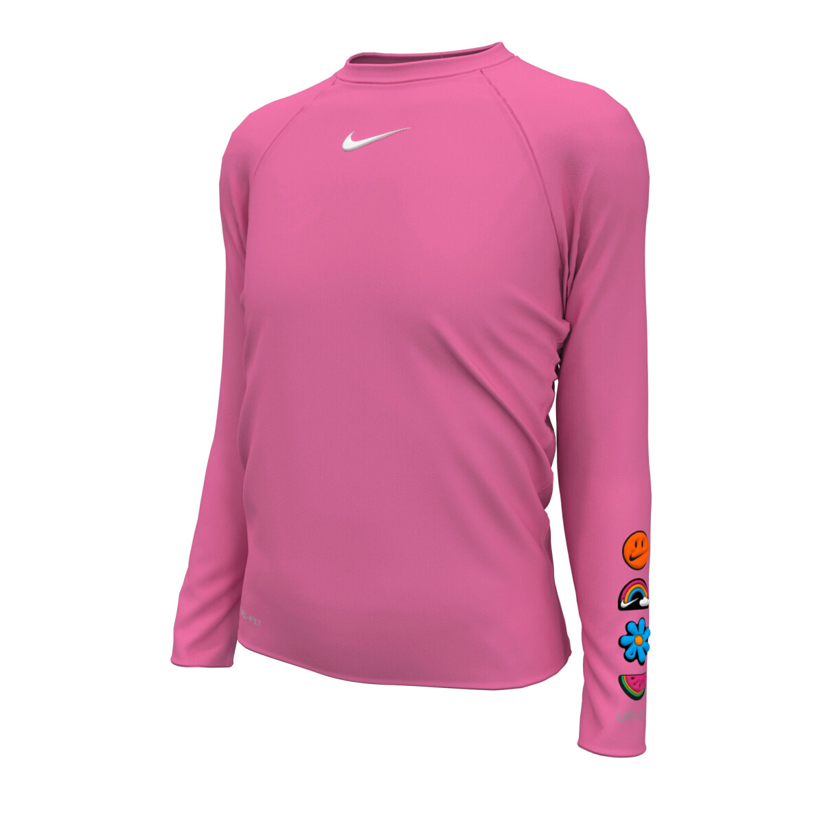Camiseta Long Sleeve Hydrogua de Niña - Rosado 