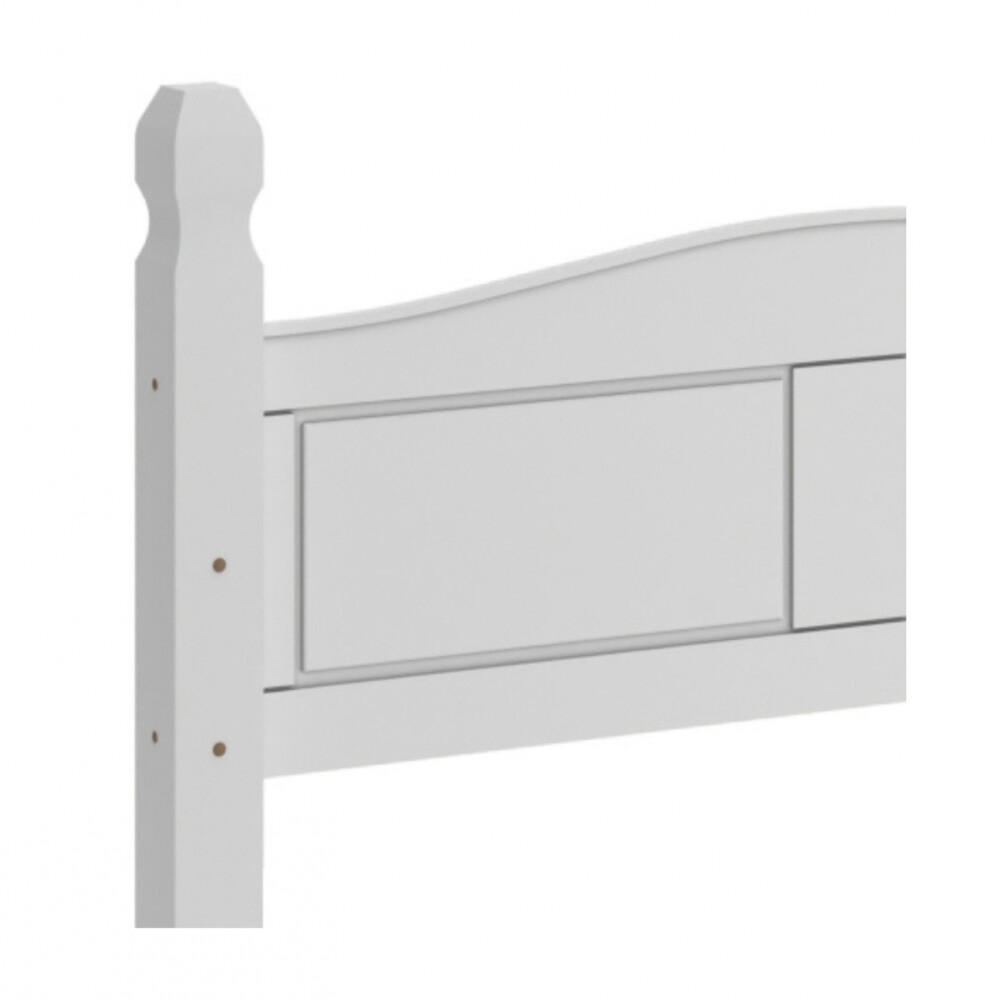 Respaldo Queen Madera Maciza 160cm - Blanco Respaldo Queen Madera Maciza 160cm - Blanco