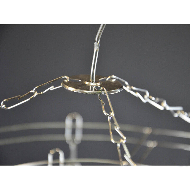 Tendedero redondo en acero inoxidable 15 palillos metálicos GRIS