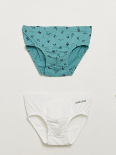Pack X2 Slip Mandalorian Azul