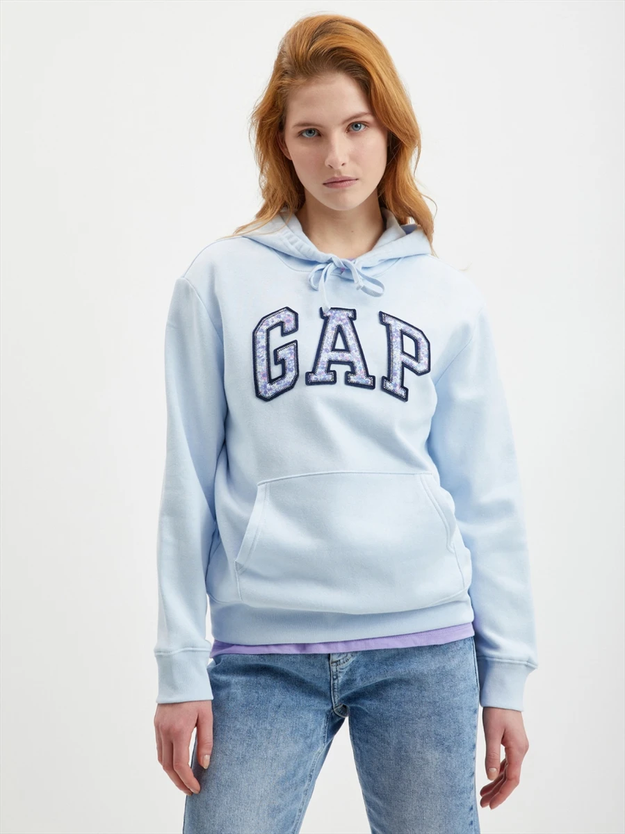 Canguro Logo Gap Mujer - Light Blue Floral 