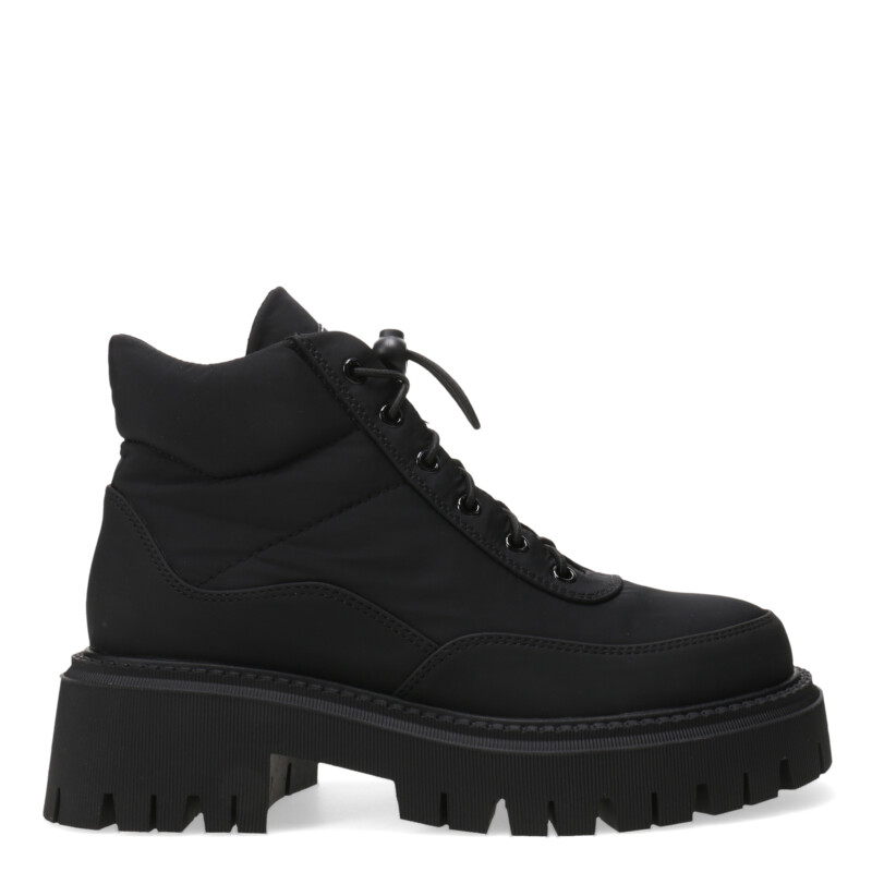 Bota de Mujer Miss Carol NANTU acordonada Negro