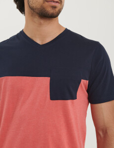 520771 T-SHIRTS NAVIGATOR Azul Osc/coral