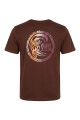 Remera O'Neill Sunset Medallion Marrón