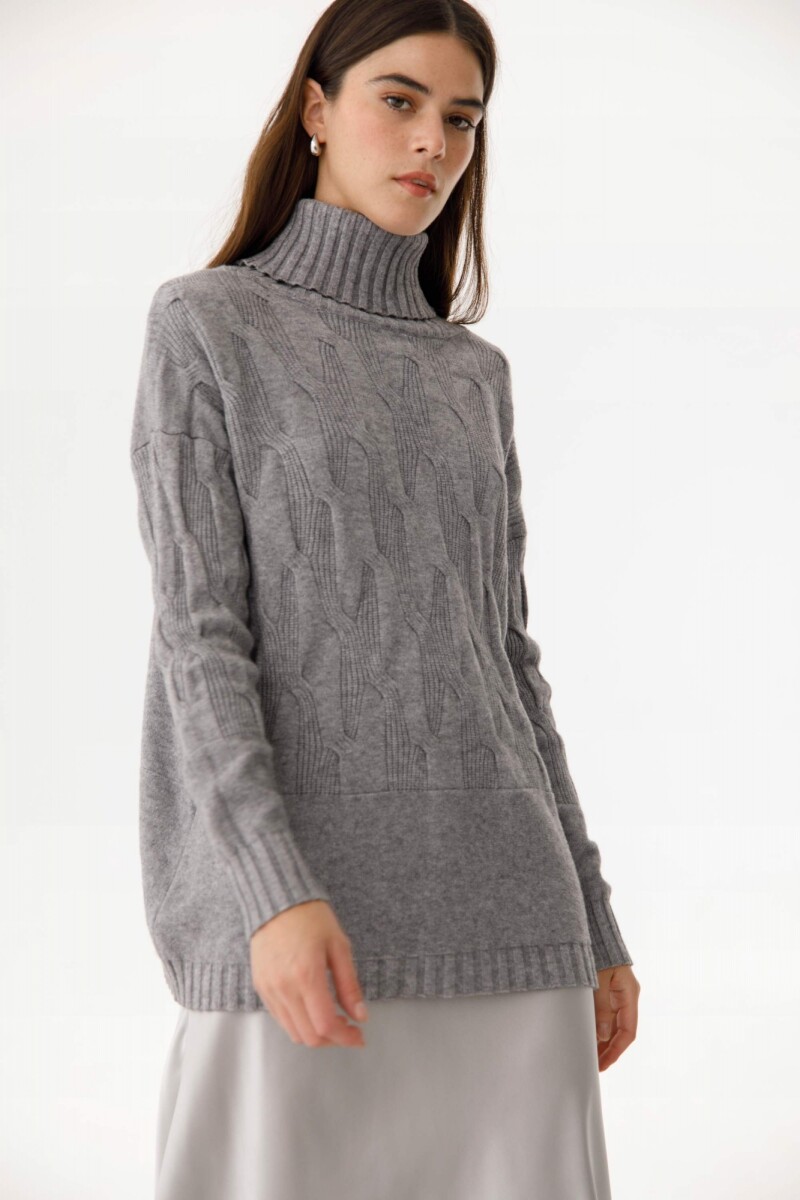 Sweater Poleron Liz - Gris 