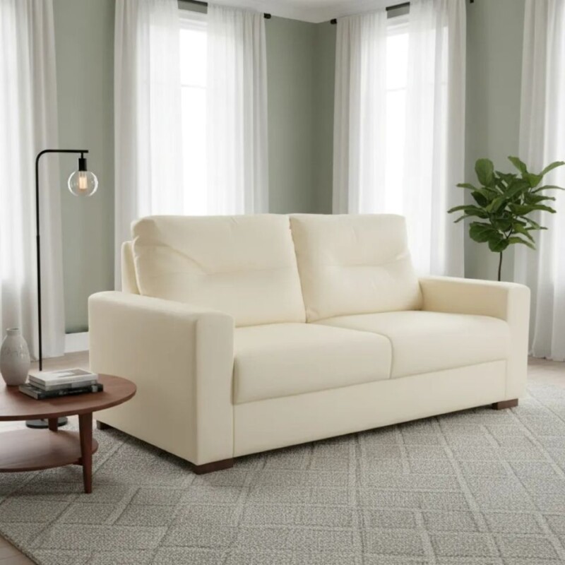 SOFA 3 CUERPOS - TAPIZADO PU MARFIL SOFA 3 CUERPOS - TAPIZADO PU MARFIL