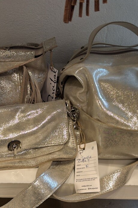 Bolso Rodeo Plata Macchiato