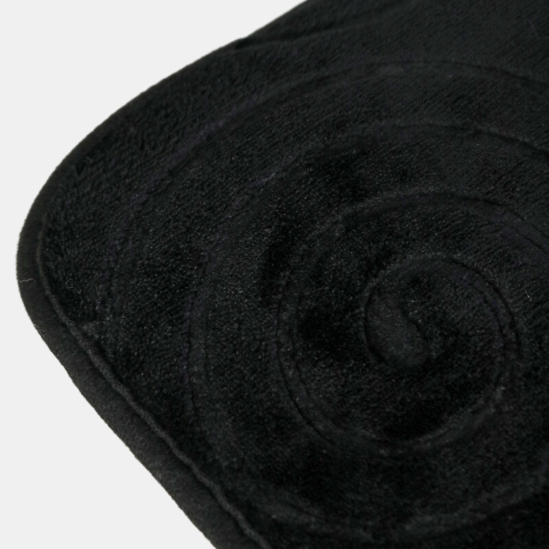 ALFOMBRA NEGRA P/BAÑO 45X45CM Unica