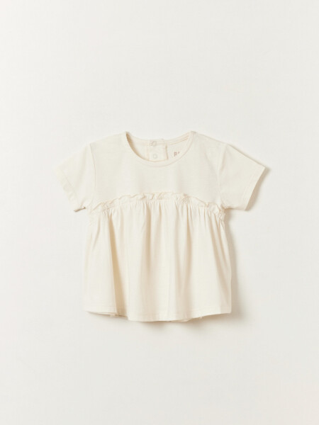 Remera corte Cruda