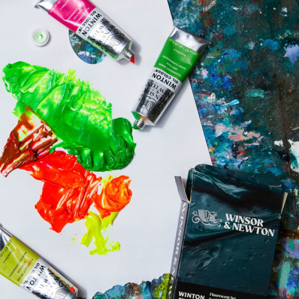 Set óleo flúo 37ml x 3 colores -Winsor & Newton Única