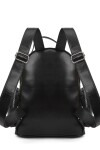 Mochila con bolsillo frontal y lateral Negro