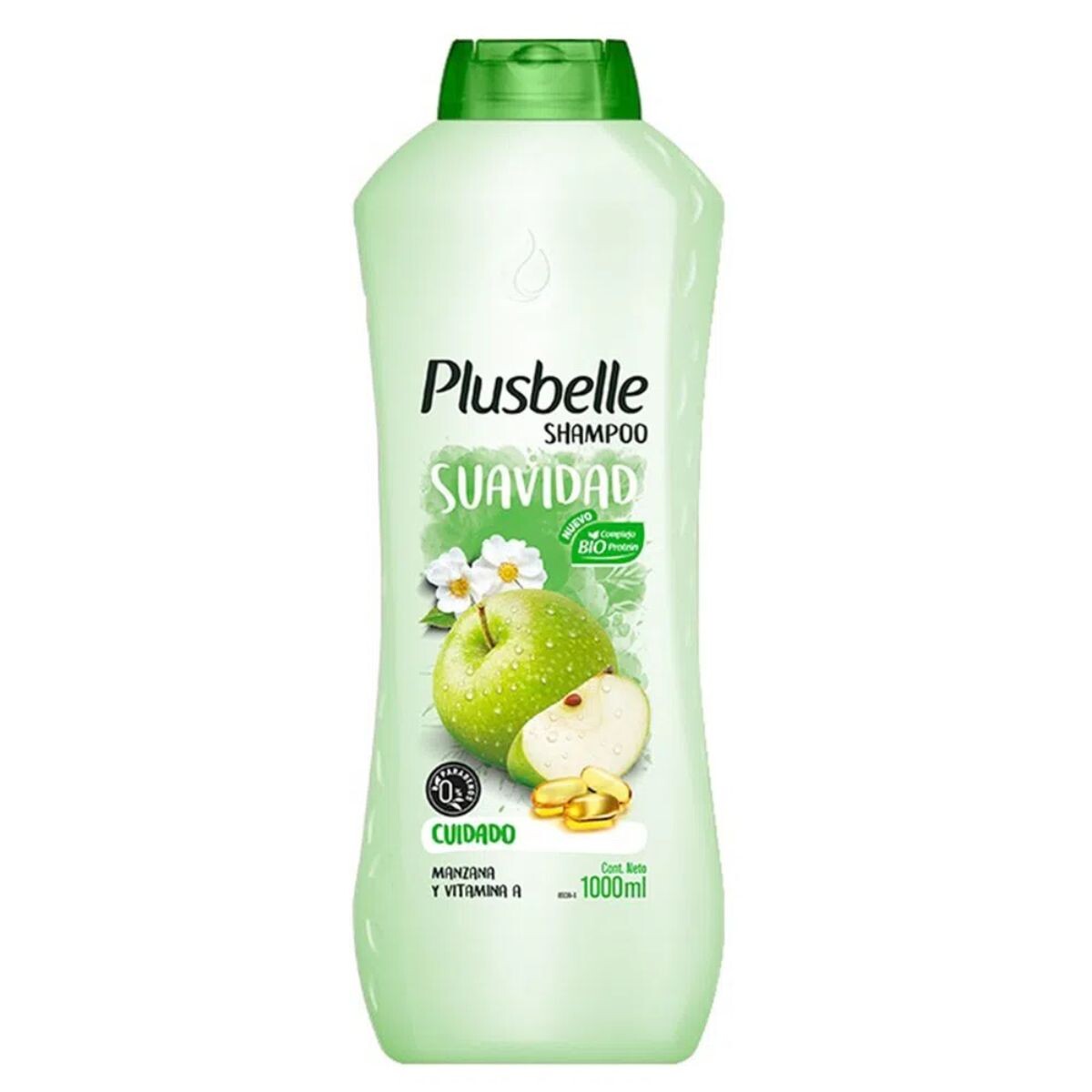 Shampoo Plusbelle Suavidad y Cuidado 1 LT 