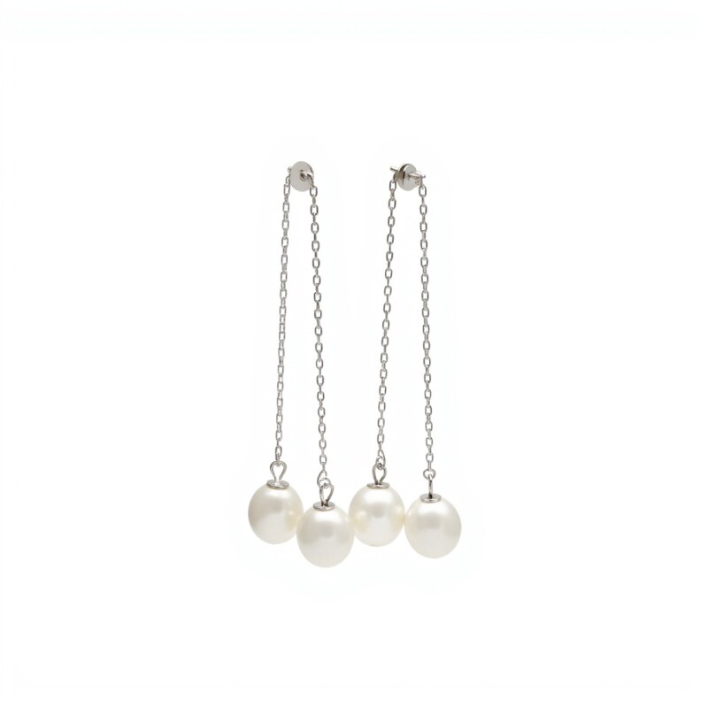 Caravanas Colgante Perlas-Plata 925-Con Perla-CA3214 conperla