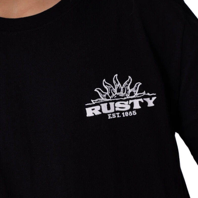 Remera Rusty Lysander Niño - Negro Remera Rusty Lysander Niño - Negro