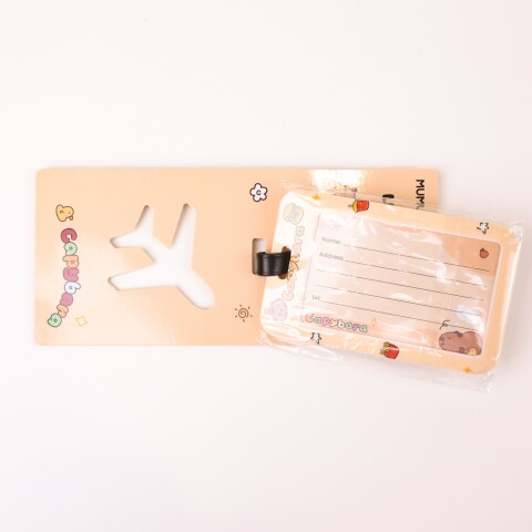 ETIQUETA DE EQUIPAJE DE CAPIBARA (ESTILO A) ETIQUETA DE EQUIPAJE DE CAPIBARA (ESTILO A)