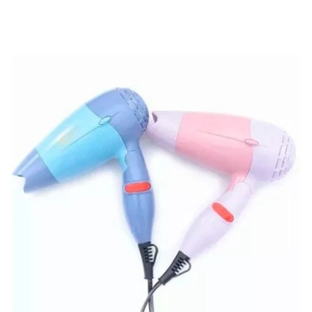 Secador de Pelo Mini Nova para Viaje 1000W Rosa y Azul 