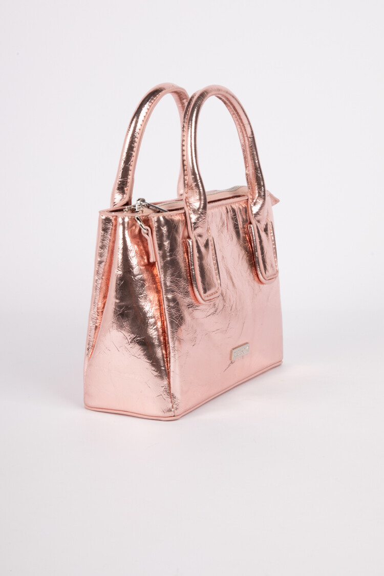 CARTERA MINI TOTE SHINY Rosado