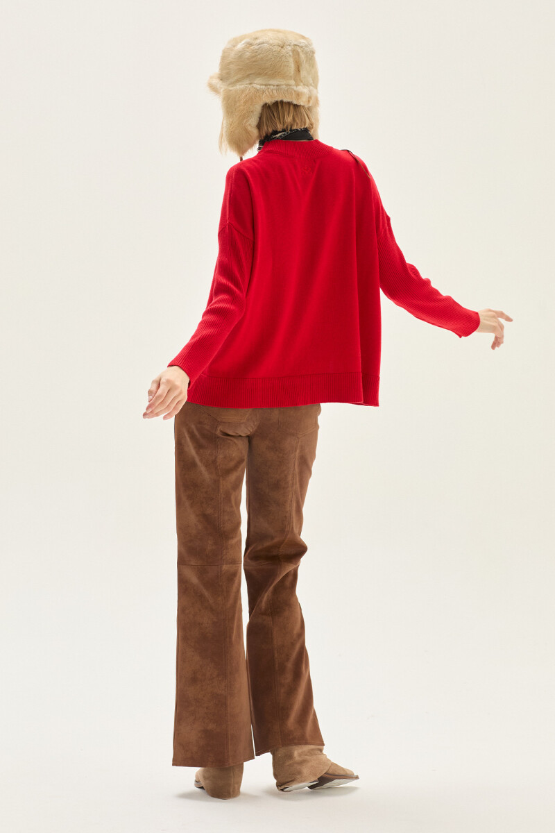 Sweater Rosewood Rojo